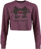 Mickey & Minnie Mouse Mickey Mouse Happy Together Dames Sweatshirts - paars - S
