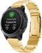 By Qubix - Stainless Steel Link Bracelet - Gold - 20mm Quickfit - Compatible with Garmin Fenix 7s/6s/5s / Instinct 2s / Epix Pro Gen 2 (42mm)