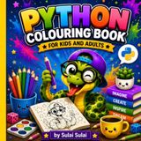 Python Colouring Book for Kids and Adults
