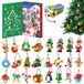 Adventskalender bouwstenen - 700 delen - Kerstmodellen - 24 dagen - ABS