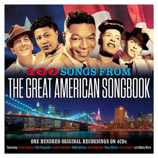 100 Fat Cat 100 Songs from the Great American Songbook CD Standard Edition Box Set Compilation 4 discs