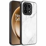 Smartphonica OnePlus 15 Telefoonhoesje met Wit Marmer Opdruk - TPU Backcover Case White Marble Design