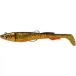 Berkley PowerBait Power Sardine PDQ Box; onkruidvrij zacht plastic kunstaas voor zoutwatervissen; geurende swimbait voor zeebaars; vissen vanaf de kant & boot met flitsende actie, 9cm, Gold Motoroil
