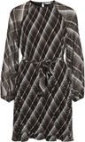 VILA VIDALIANA KIKA O-NECK L/S DRESS/BFS Dames Mini jurken Zwart