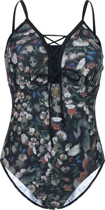 Harry Potter Forbidden Forest Vibes Dames Zwempak - meerkleurig - M