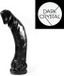 Dark Crystal XXL Dildo - 34 x 7 cm - Black