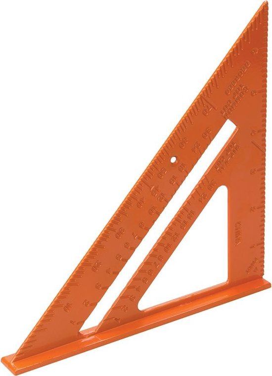 Silverline Aluminium Dakbedekkers Meetdriehoek 7" (185 mm) - Grijs