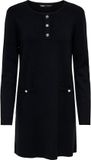 ONLY - ONLANIA LS O-NECK BUTTON DRESS EX KNT - Dames - Mini jurken