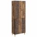vidaXL Salon d'angle en bois vieilli pour 4 personnes
