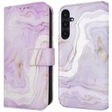imoshion Design Bookcase voor de Samsung Galaxy A35 - Purple Marble