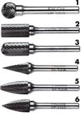 Facom - VFA Frezen - Nr. 6 - D 6 mm - L 15 mm - Wolfraamcarbide