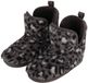 Apollo kindersloffen - luipaard - donkergrijs - pantoffels - met antislip - voor kinderen 33-34