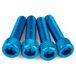 STR8 Kit visserie d'admission M6x25mm Alu Bleu (x4)