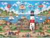 Master Pieces Puzzel Balloons Over the Bay 500 stukjes