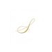 Entertaining Caspari Entertaining with Caspari cocktailservetten, monogram initialen S, wit, 30 stuks