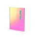 MILAN Notitieboek A4, spiraalbinding, hardcover, gelinieerd, 90 vellen, 95 g/m², collectie Sunset, roze