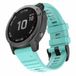 By Qubix - Siliconen bandje - Lichtblauw - 26mm Quickfit - Geschikt voor Garmin Fenix 9 / 9 pro - 51mm