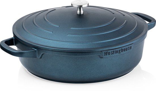 Westinghouse Performance Series - 28cm Hapjespan - Blauw - Inductie & Oven Geschikt