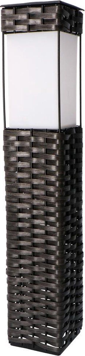 LED's Light Solar LED Tuin Ledlamp - Wicker - Zwart - 50 cm