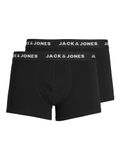 Jack & Jones Junior JACK&JONES JACJON TRUNKS 2 PACK NOOS JNR Jongens Onderbroeken Zwart Katoen/Elastaan Maat 176