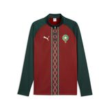 PUMA Functioneel shirt 'Marokko' groen / donkerrood / wit
