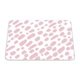 Bonamaison Rechthoekige muismat, digitaal bedrukt, antislip onderkant, voor kantoor en thuis, 22 x 18 cm