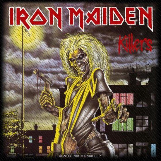 Rock Off Iron Maiden Killers Patch meerkleurig Polyester