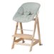 roba Chaise haute traditionnelle - Vert, Bois - Hauteur réglable - Harnais 5 points