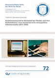 Cuvillier Anästhesieassoziierte Mortalität bei Pferden und ihre Risikofaktoren: Eine monozentrische retrospektive Kohortenstudie (2013-2024) Paperback