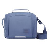 TOTTO Koeltas voor levensmiddelen, 9 liter, grafiet, 25,5 x 20,5 x 18,5 cm, werklunchtas, 180 graden opening, handgreep, verstelbare en afneembare riem, wiellus, kleur Meli