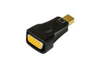 LINK LKADAT2203 Adapter Mini DisplayPort mannelijk → VGA-aansluiting - compatibel met pc, notebook, monitor, 3 stuks