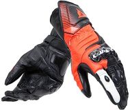 Dainese Carbon 4 Long Handschoenen Zwart Fluo Rood Wit - Maat S