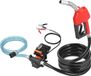 VEVOR Brandstofoverdrachtpomp, 12v Dc 15 Gpm 1/4 Hp, Draagbare Elektrische Dieseloverdrachtpomp met Automatisch Afsluitende Brandstofsproeier, Lange Inlaat- En Uitlaatslang voor Benzine, Diesel, Kerosine, methanolmengsels