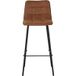 LABEL51 Barkruk Bistro - Cognac - Micro Suede - Hoog