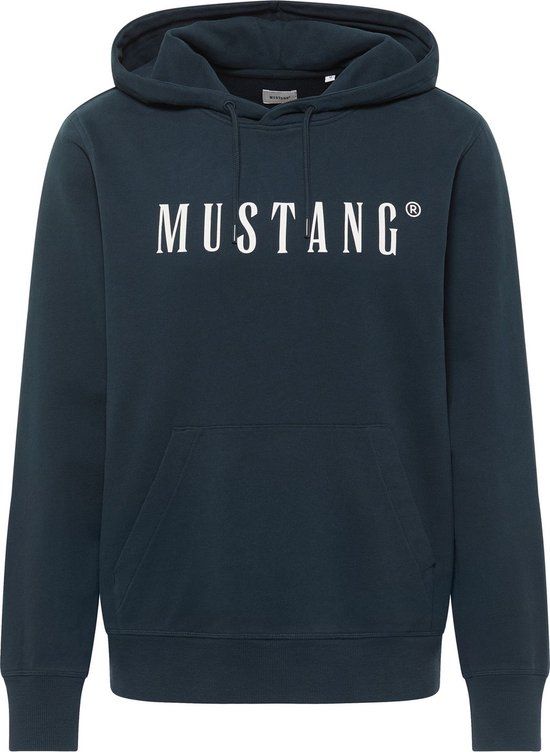 Mustang BRONSON Hoodie Heren - Carbon 4135 - 5XL