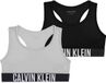 Calvin Klein Soutien-gorge enfant Soutien-gorge léger Coton Élasthanne Noir / Gris chiné 1 pièce