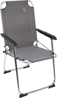 Bo-Camp Copa Rio Camping Chair - Sand - Adjustable with Armrests