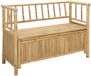 vidaXL Bank voor buiten 110 x 47 x 80 cm bamboe naturel rechthoekig