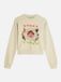 Scotch & Soda Artwork Relaxed-Fit Sweatshirt Dames Beige XL