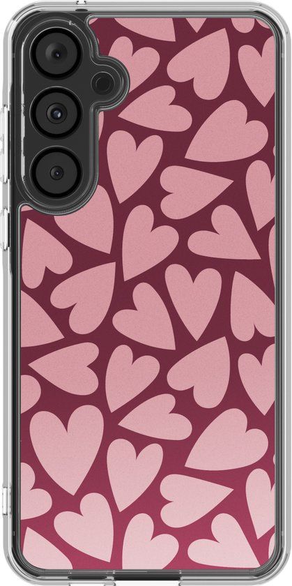 imoshion Hoesje - Geschikt voor Samsung Galaxy A55 (5G) - Design hoesje - Hearty Blush