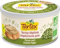 Tartex Paté Groene Peper Bio 125 gr