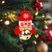 Family Pound HomeShopXL Kerstboomversiering - Sneeuwpop met bel - 11 x 10 cm 1 Stuks [58589C]