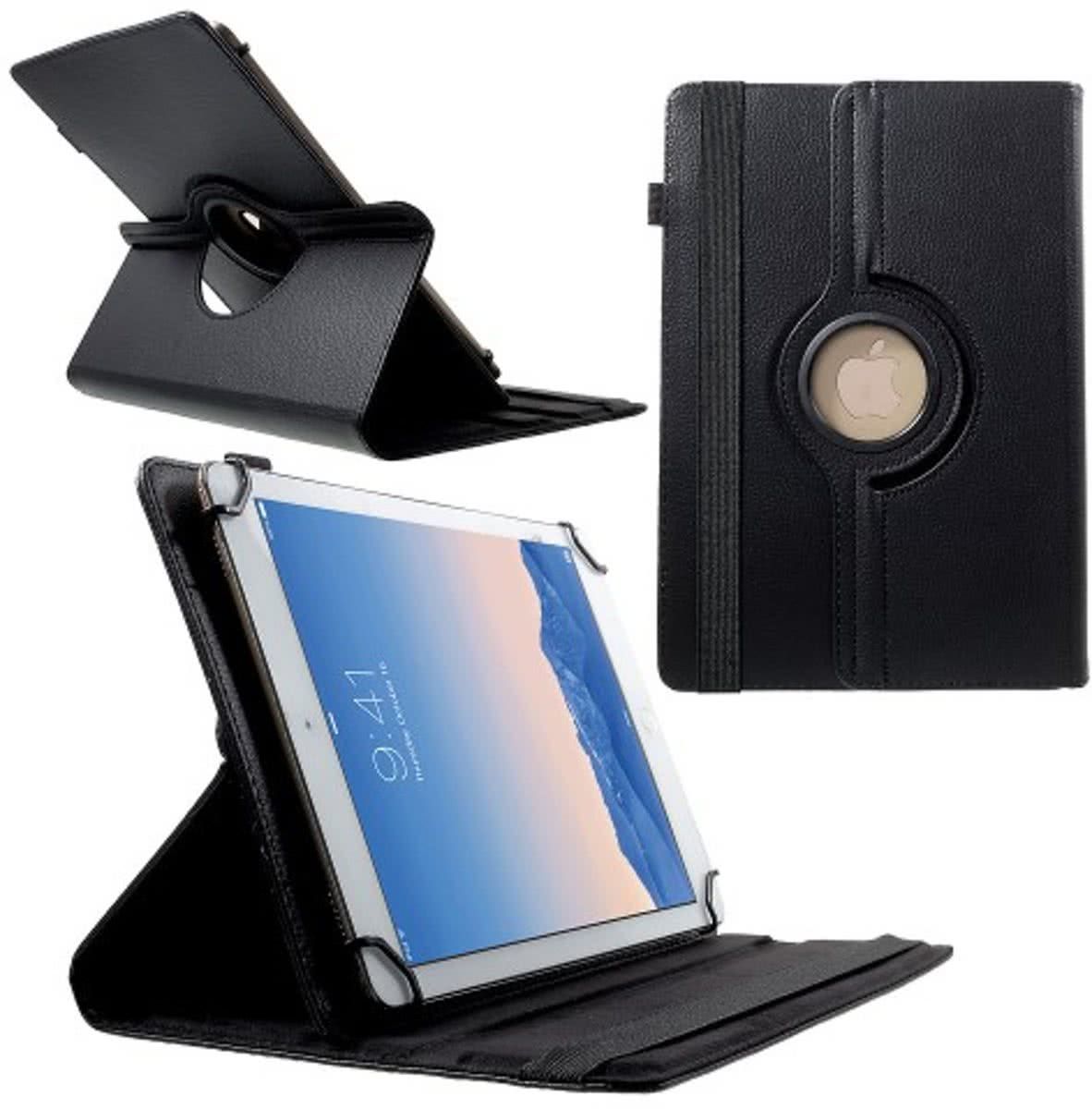 GSM-Hoesjes.be Archos 101 Platinum Book Case Hoesje Universeel - Zwart