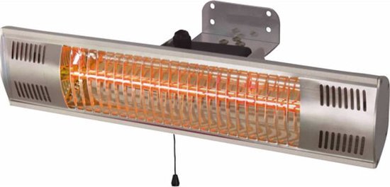 Sunred heater Vigo Wall 1500 Zilverkleurig