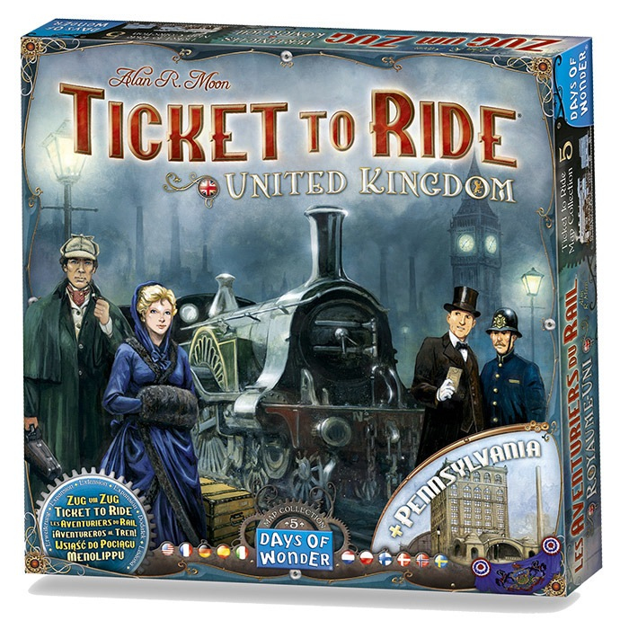 Asmodee Ticket to Ride Map Collection #5 United Kingdom