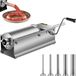 Vevor machine à saucisses 5l en acier inoxydable remplisseuse de saucisses horizontale remplisseuse de viande manuelle