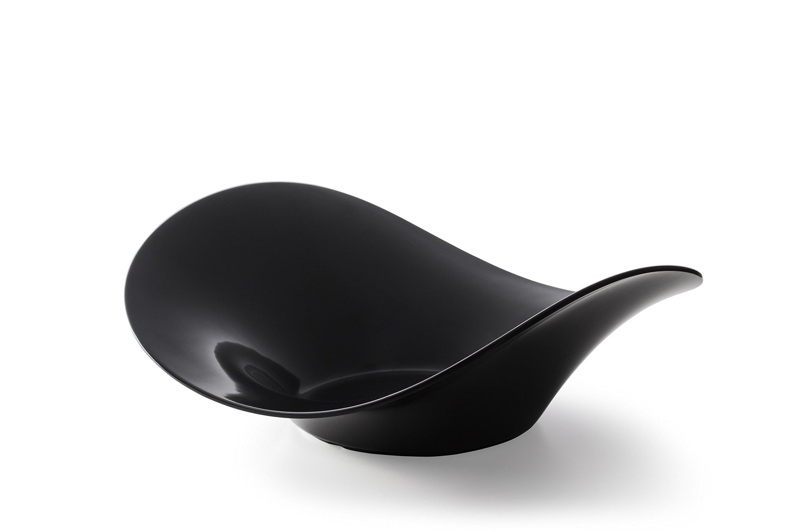Hendi Gekromde Kom | Melamine Zwart | 355x355x123(h)mm
