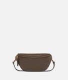 Liebeskind Berlin Tavia schoudertas M donkerbruin Leer Ritssluiting 27x15x7 cm