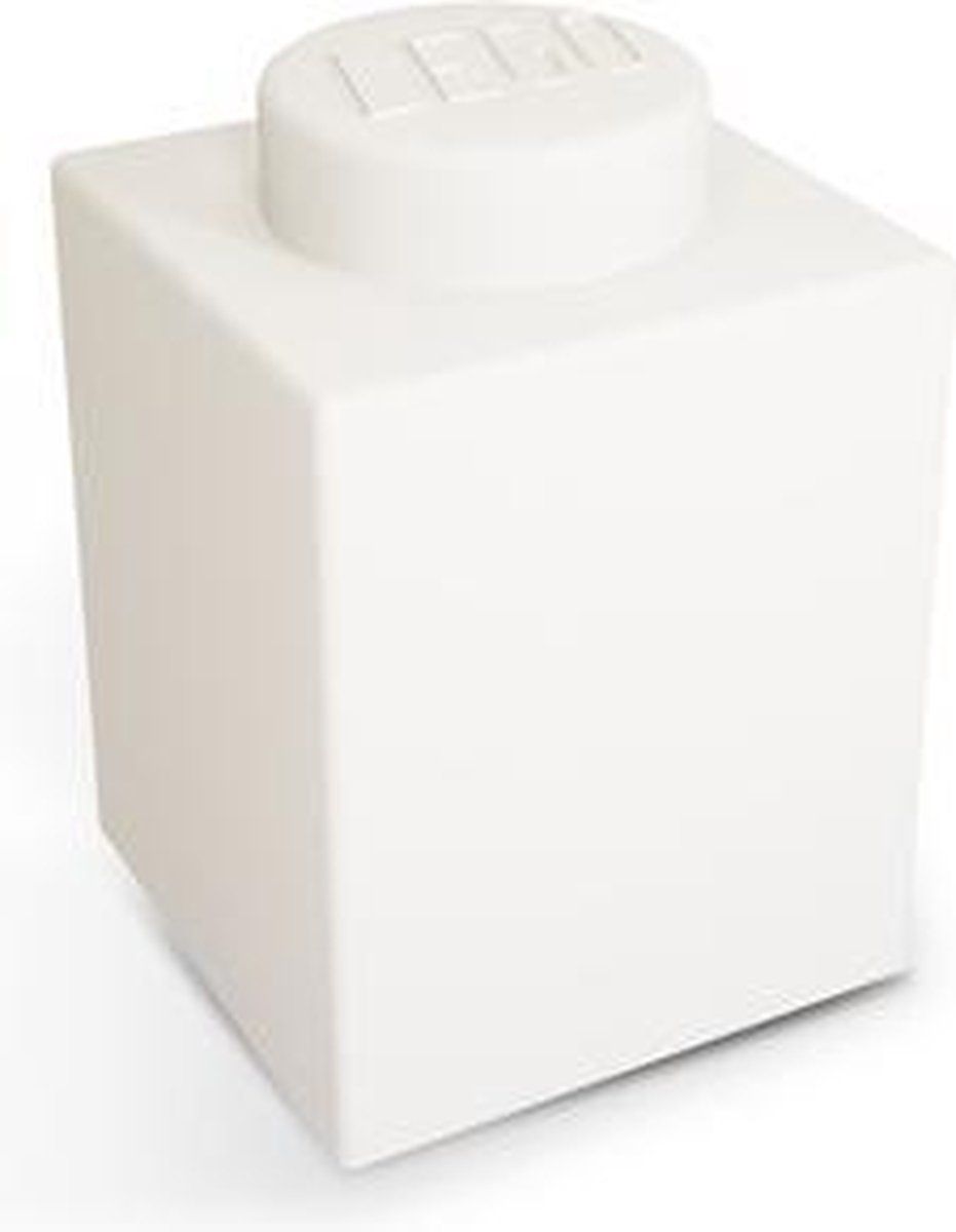 LEGO Silicone Brick Night Light w/ LED - White - 4895028525552