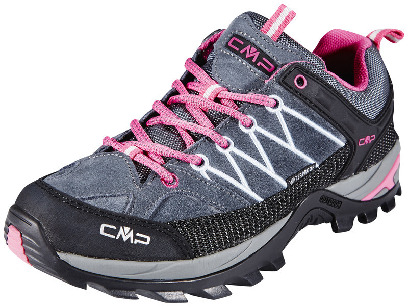 CMP Campagnolo Rigel Low WP Schoenen Dames grijs/roze 2018 36 Trekking- & Wandelschoenen